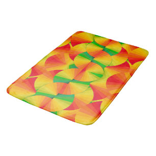 Alfombrilla De Baño Estera de baño - fans de la fruta cítrica
