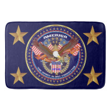 Estera de baño grande patriótica 24" x 36"