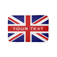 Estera de baño no deslizante con bandera británica