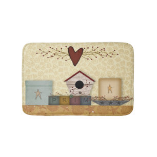 Alfombrilla De Baño Estera de baño primitiva de la colección