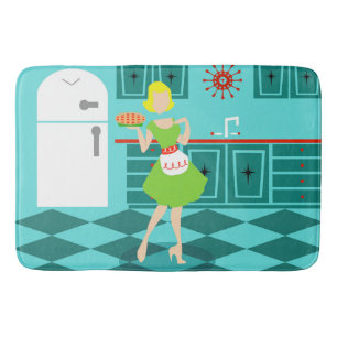 Alfombrilla De Baño Estera de baño retra de la empanada