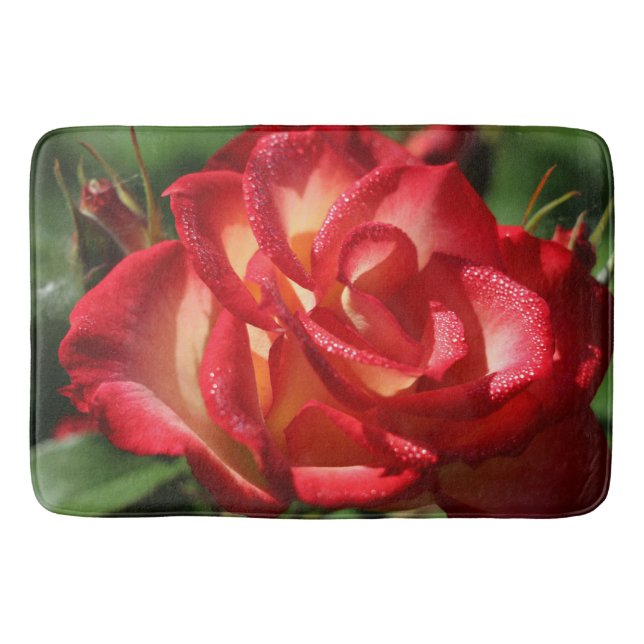 Alfombrilla De Baño Estera de baño/rosa rojo (Anverso)