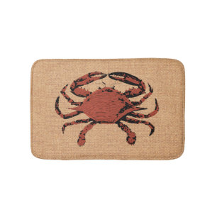 Alfombrilla De Baño Estera de baño rústica náutica del cuarto de ba