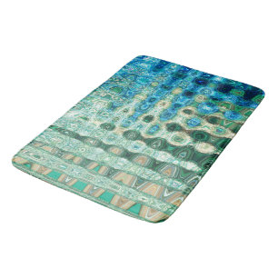 Alfombrilla De Baño Estera de baño urbana del oasis del artista C.L.