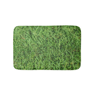 Alfombrilla De Baño Estera de baño verde herbosa