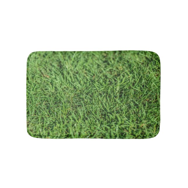 Alfombrilla De Baño Estera de baño verde herbosa (Anverso)