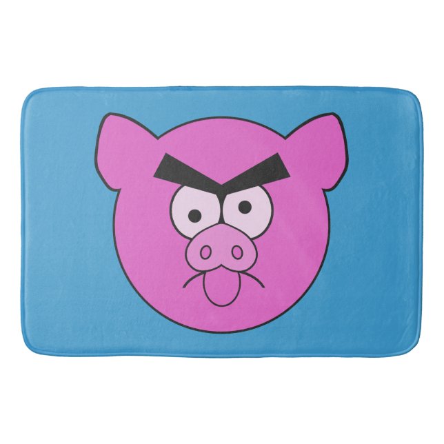 Alfombrilla De Baño Esteras de baño de cerdo macho (Anverso)