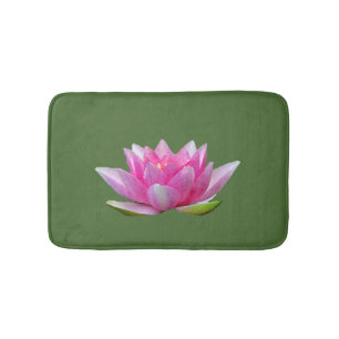 Alfombrilla De Baño Esteras de baño de la flor de Lotus del lirio de