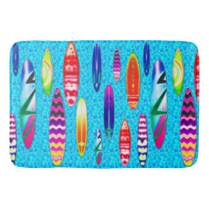 Alfombrilla De Baño Esteras de baño de las tablas hawaianas 1