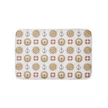 Esteras de baño de patrón náutico