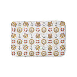 Alfombrilla De Baño Esteras de baño de patrón náutico