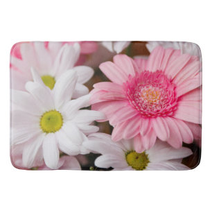 Alfombrilla De Baño Esteras de baño - flores del Gerbera de la