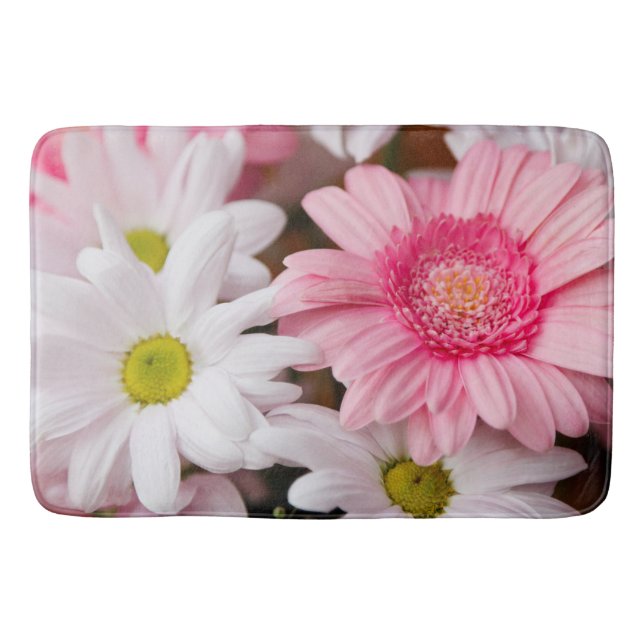 Alfombrilla De Baño Esteras de baño - flores del Gerbera de la (Anverso)