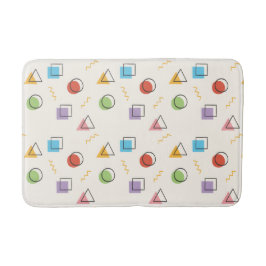Alfombrilla De Baño Esteras de baño Memphis Pattern