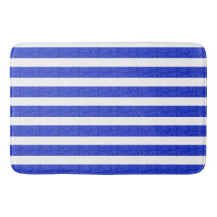 Alfombrilla De Baño Esteras geométricas azules de Moda Guay Mat