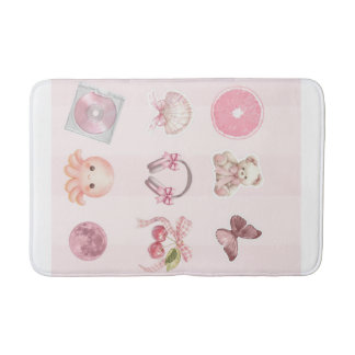 Alfombrilla De Baño Estética Rosa