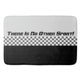 Alfombrilla De Baño Estilo deportivo negro y blanco