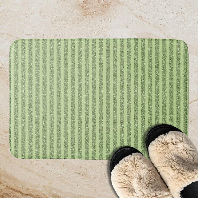 Alfombrilla De Baño Estilo Mínimo de Brillo de Pistacho Suave (Subido por el creador)