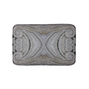 Alfombrilla De Baño Estilo romano de piedra tallada Desplazamiento for