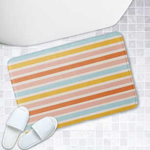 Alfombrilla De Baño Estrella arcoiris rosa azul amarillo azul azul azu