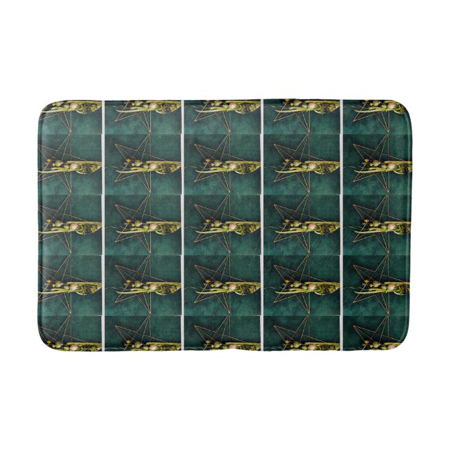 ALFOMBRILLA DE BAÑO "ESTRELLA DE NAVIDADES" BATH MAT (Anverso)