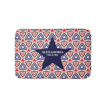 Estrella patriótica norteamericana azul blanco roj