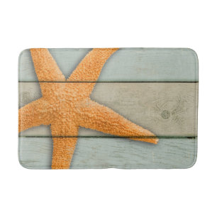 Alfombrilla De Baño Estrellas de mar anaranjadas