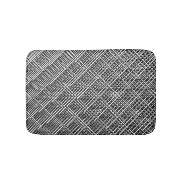 Alfombrilla De Baño Estructura Metalizado compleja (Anverso)