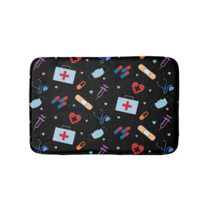 Alfombrilla De Baño Estudiante de Enfermería de Enfermeras RN Patrón