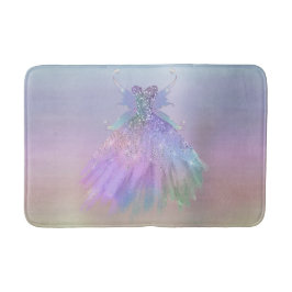 Alfombrilla De Baño Ethereal Fairy Wing Gown | Rainbow Ombre Sheen