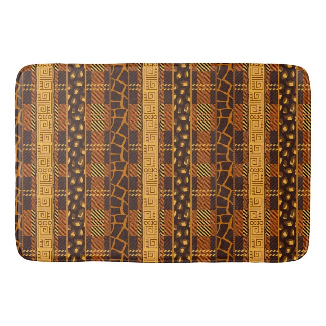 Alfombrilla De Baño Étnica africana (Anverso)
