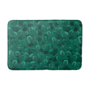 Alfombrilla De Baño Eucalipto sobre verde