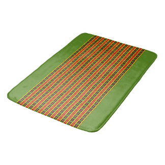 Alfombrilla De Baño Eurydice Bath Mat con Green Trim
