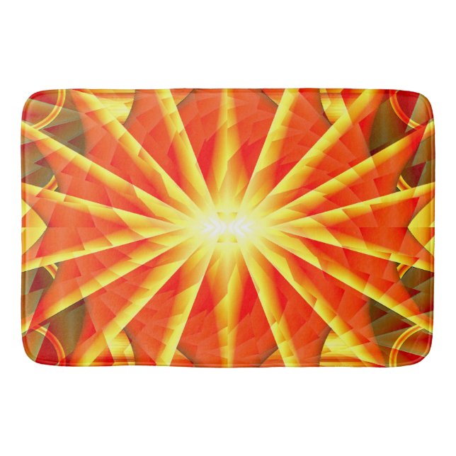 Alfombrilla De Baño Explosión de sol...... (Anverso)