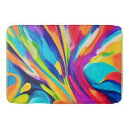 Alfombrilla De Baño Explosión energética vibrante