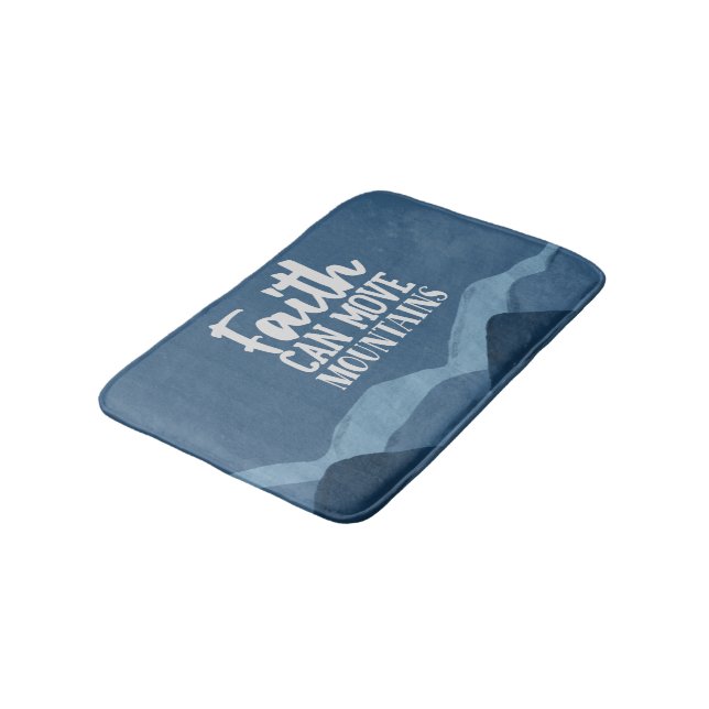 Alfombrilla De Baño Faith Can Move Mountains Bath Mat (Angular)