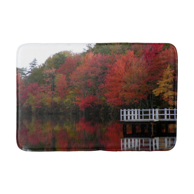 Alfombrilla De Baño Fall Foliage Bath Mat (Anverso)