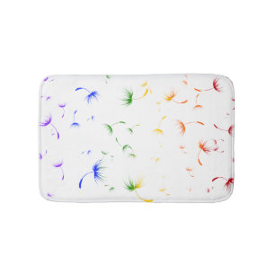 Alfombrilla De Baño Falln Dandelion Seeds Gay Pride