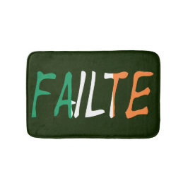Alfombrilla De Baño Fallo sobrepuesto en el bmcnt de la bandera irland