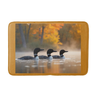 Alfombrilla De Baño Familia de préstamos en otoño