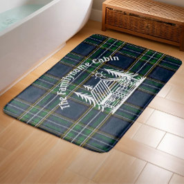 Alfombrilla De Baño Familia personalizado Cabina Tartan Plaid Ducha