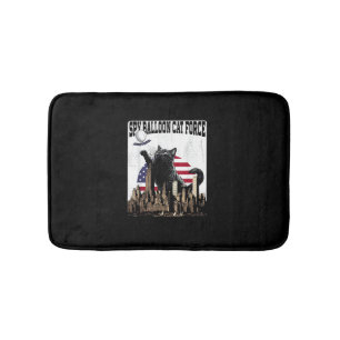 Alfombrilla De Baño Famoso globo espía gato