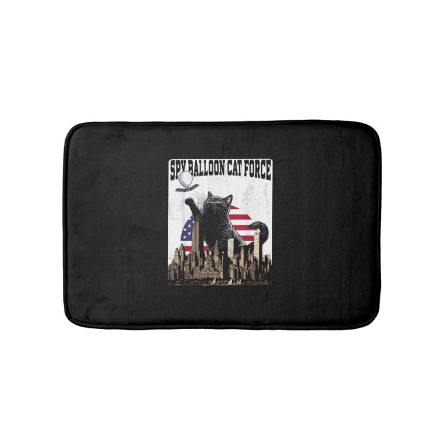 Alfombrilla De Baño Famoso globo espía gato (Anverso)