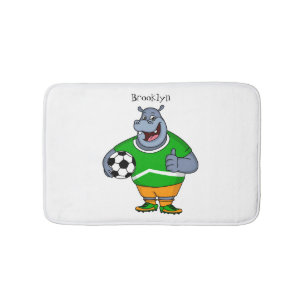 Alfombrilla De Baño Famoso ilustracion de personalizado de futbolista