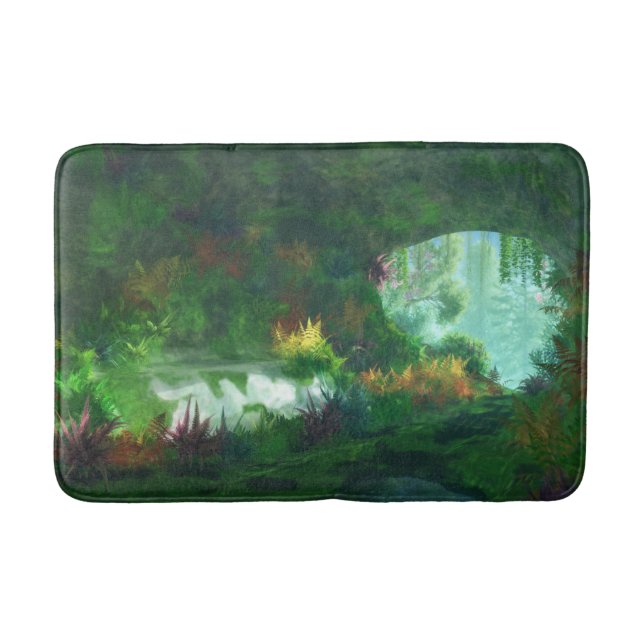 Alfombrilla De Baño Fantasías: Dama del Bathmat de la Marble (Anverso)