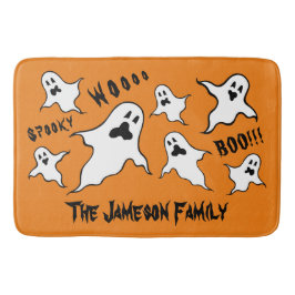 Alfombrilla De Baño Fantasmas de Bath Mat de Halloween Personalizados