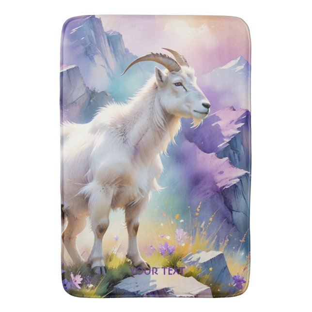 Alfombrilla De Baño Fantasy Cute Mountain Goadow (Frente vertical)