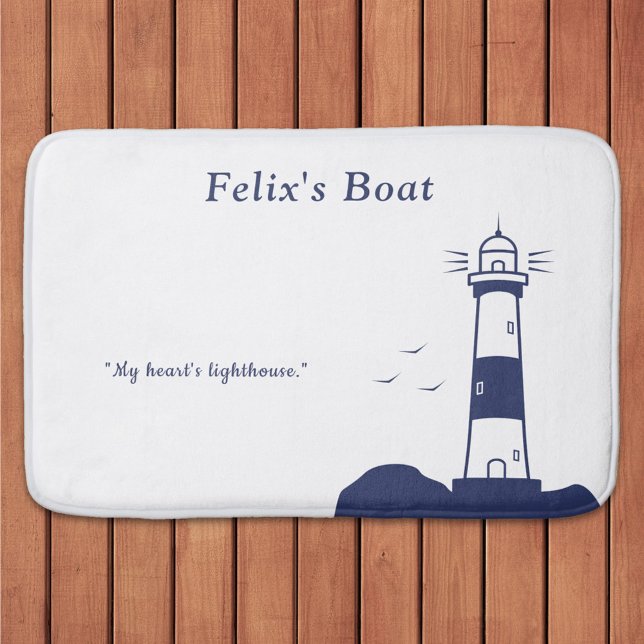 Alfombrilla De Baño Faro (Lighthouse bath mat)