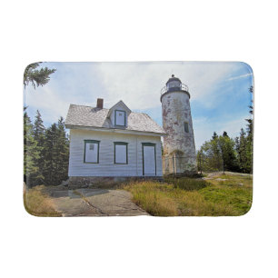 Alfombrilla De Baño Faro de Baker Island, Maine