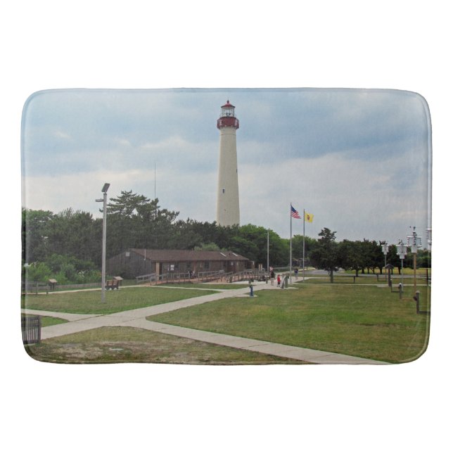 Alfombrilla De Baño Faro de Cape May (Anverso)